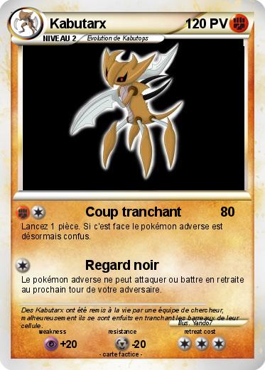 Pokemon Kabutarx