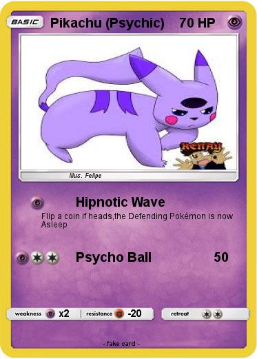 Pokemon Pikachu (Psychic)