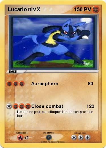 Pokemon Lucario niv.X