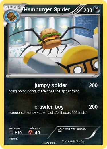 Pokemon Hamburger Spider