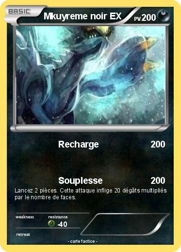 Pokemon Mkuyreme noir EX