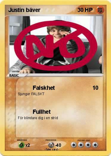 Pokemon Justin bäver