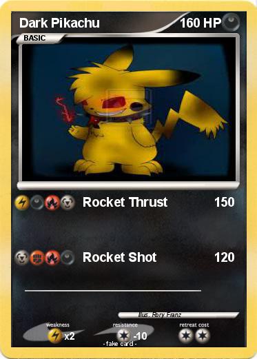 Pokemon Dark Pikachu
