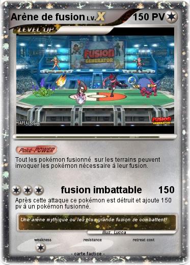 Pokemon Arène de fusion