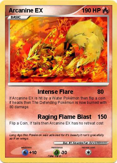 Pokemon Arcanine EX