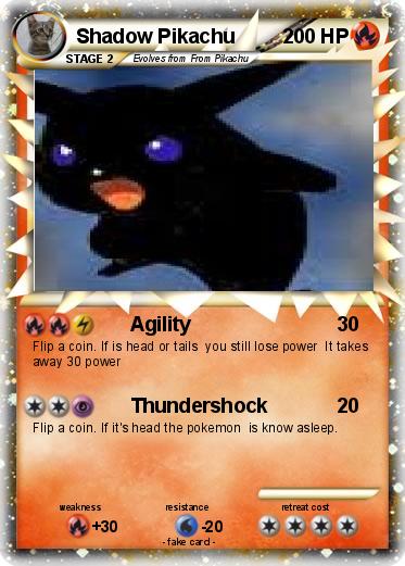 Pokemon Shadow Pikachu