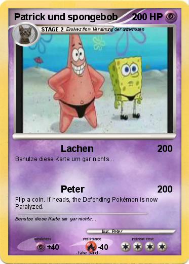 Pokemon Patrick und spongebob