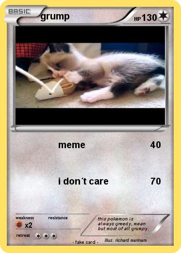 Pokemon grump