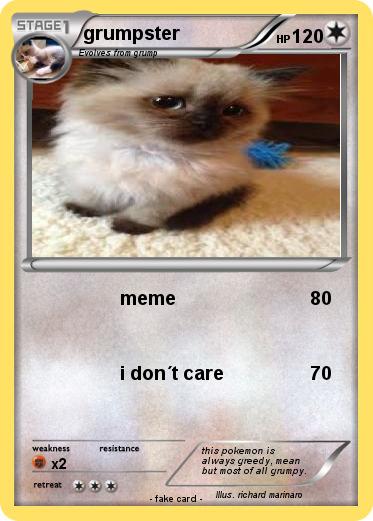 Pokemon grumpster