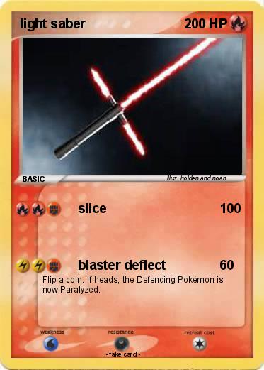 Pokemon light saber
