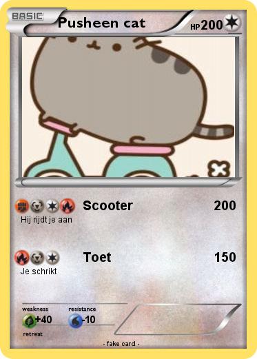 Pokemon Pusheen cat