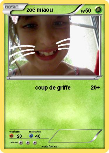 Pokemon zoé miaou
