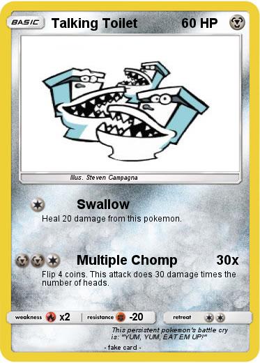 Pokemon Talking Toilet