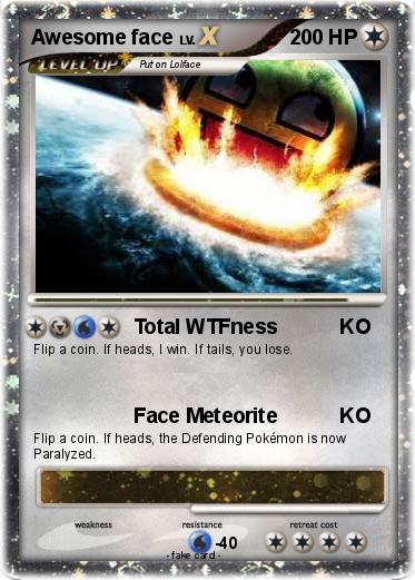 Pokemon Awesome face