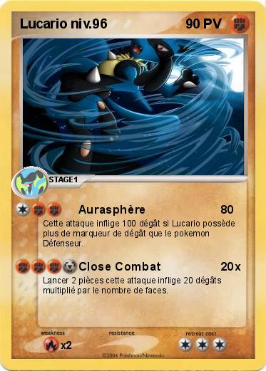 Pokemon Lucario niv.96