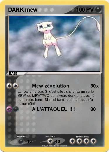 Pokemon DARK mew