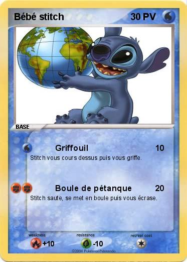 Pokemon Bébé stitch