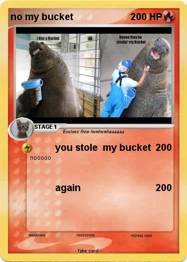 Pokemon no my bucket