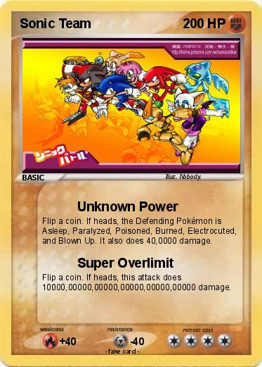 Pokemon Sonic Team