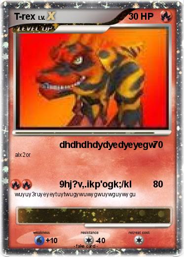 Pokemon T-rex