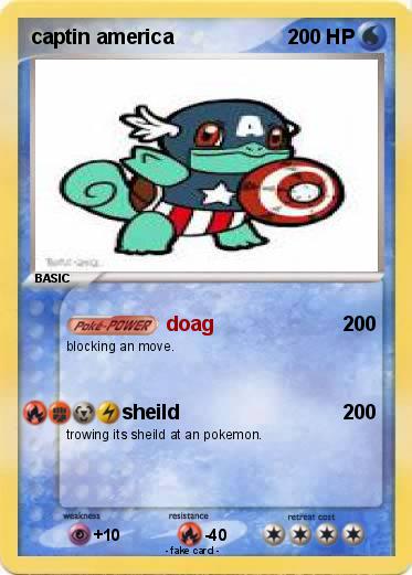Pokemon captin america