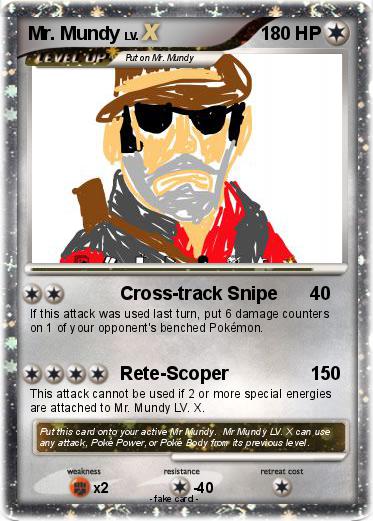 Pokemon Mr. Mundy