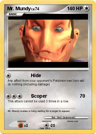 Pokemon Mr. Mundy