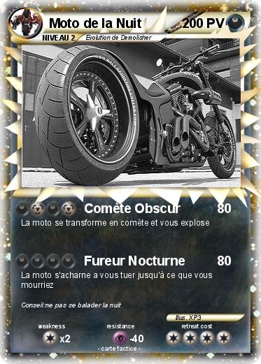 Pokemon Moto de la Nuit