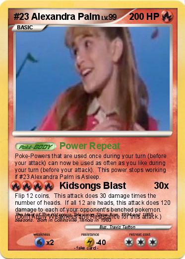 Pokemon #23 Alexandra Palm