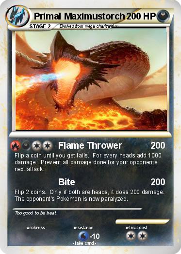Pokemon Primal Maximustorch