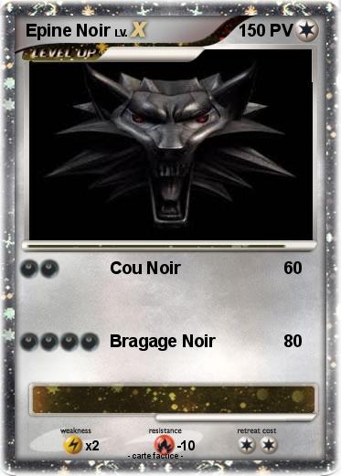 Pokemon Epine Noir