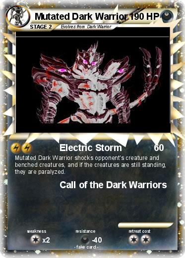 Pokemon Mutated Dark Warrior