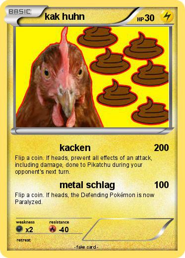 Pokemon kak huhn
