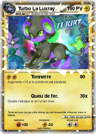 Pokemon Turbo La Luxray