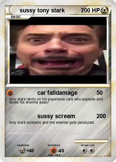 Pokemon sussy tony stark