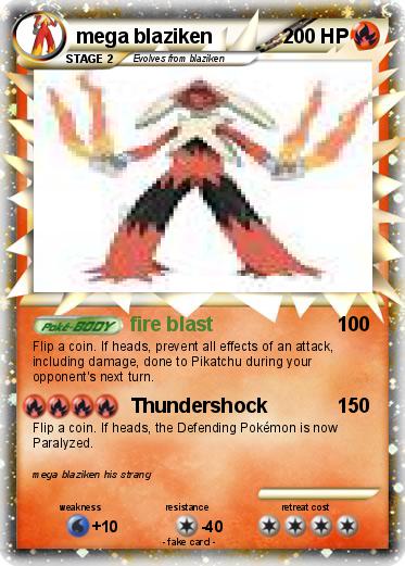 Pokemon mega blaziken