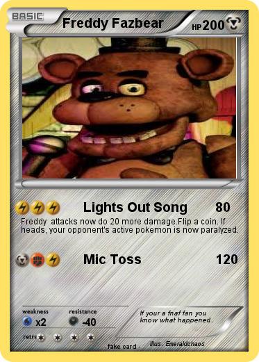Pokemon Freddy Fazbear
