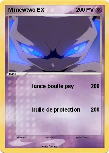 Pokemon M mewtwo EX