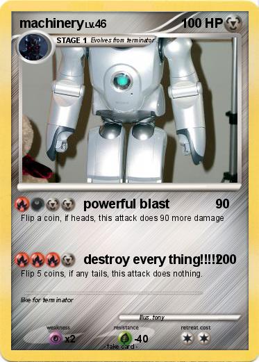 Pokemon machinery