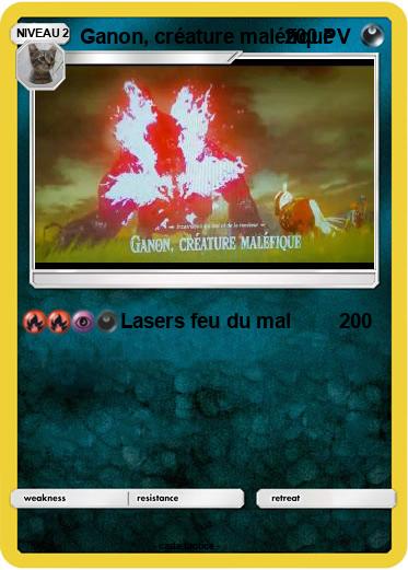Pokemon Ganon, créature maléfique
