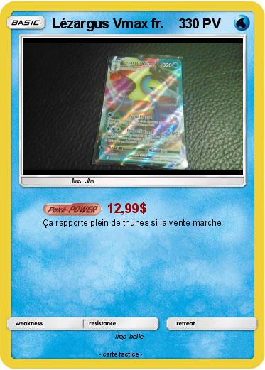 Pokemon Lézargus Vmax fr.    3