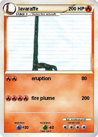 Pokemon lavaraffe