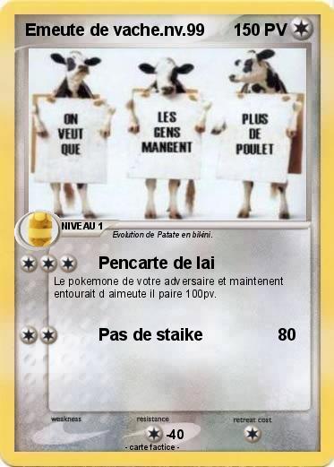 Pokemon Emeute de vache.nv.99