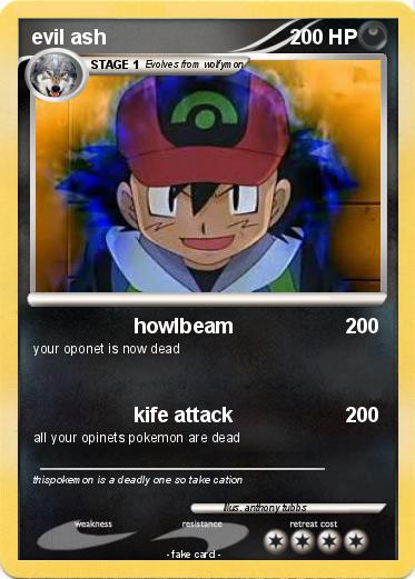 Pokemon evil ash