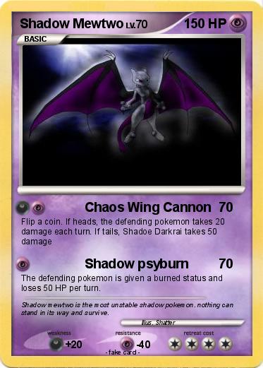 Pokemon Shadow Mewtwo