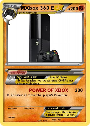 Pokemon Xbox 360 E