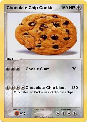 Pokemon Chocolate Chip Cookie