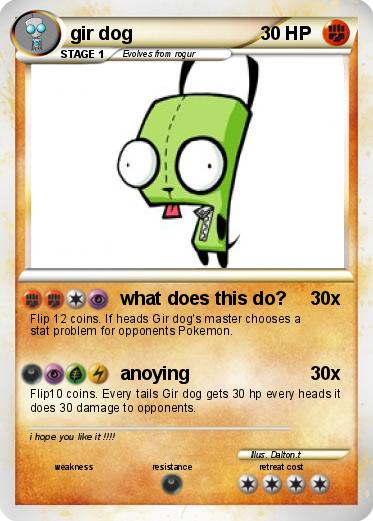 Pokemon gir dog