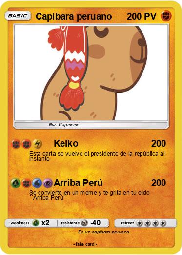Pokemon Capibara peruano