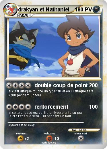 Pokemon drakyan et Nathaniel